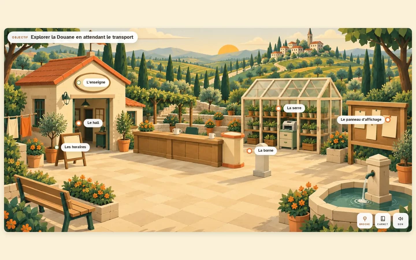 La place de la Douane dans Terra IncognIA, le serious game qui forme les équipes à l’IA